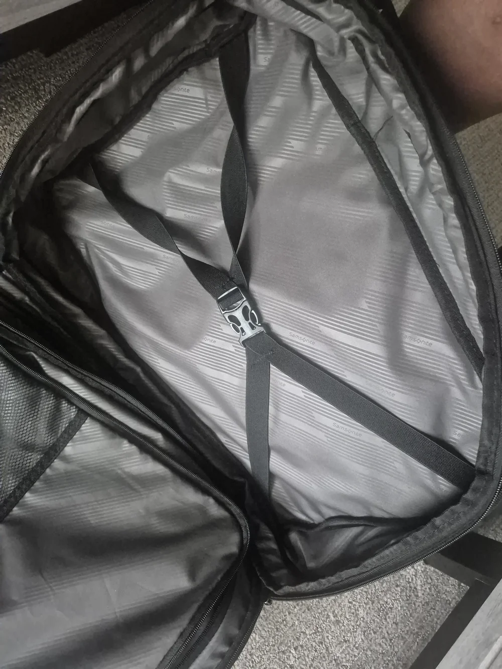 Samsonite Black Men's Travel Backpack with Front Utility Pocket